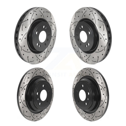 Drill Slot Disc Brake Rotors Front Rear Kit For Mercedes-Benz ML350 GLE350 ML250