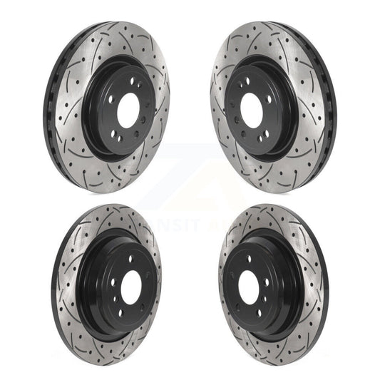 Drill Slot Disc Brake Rotors Front Rear Kit For Mercedes-Benz ML350 GLE350 ML250