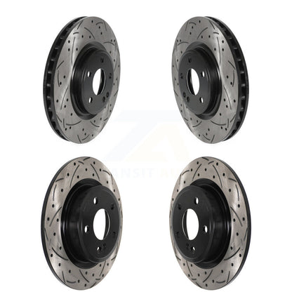 Drill Slot Brake Rotors Front Rear Kit For Mercedes-Benz GLA250 CLA250 B250 QX30