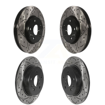 Drill Slot Disc Brake Rotors Front Rear Kit For Chevrolet Cruze Bolt EV EUV Volt