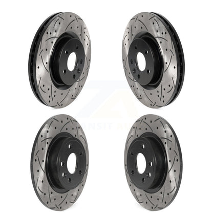Drill Slot Disc Brake Rotor Front Rear Kit For Land Rover Discovery Sport Jaguar