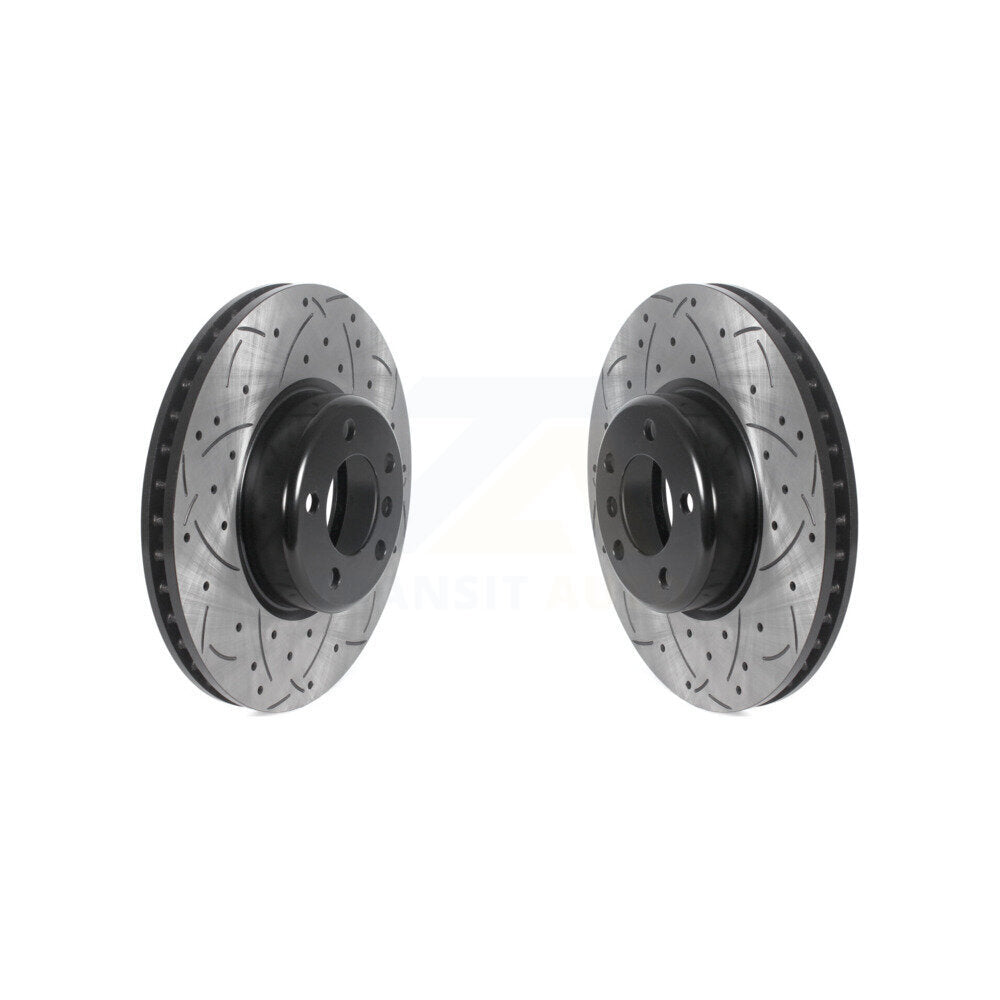Drill Slot Brake Rotor Front Pair For BMW 328i xDrive 330i 320i 335i 428i 435i 3