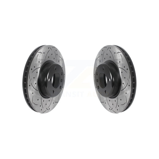 Drill Slot Brake Rotor Front Pair For BMW 328i xDrive 330i 320i 335i 428i 435i 3