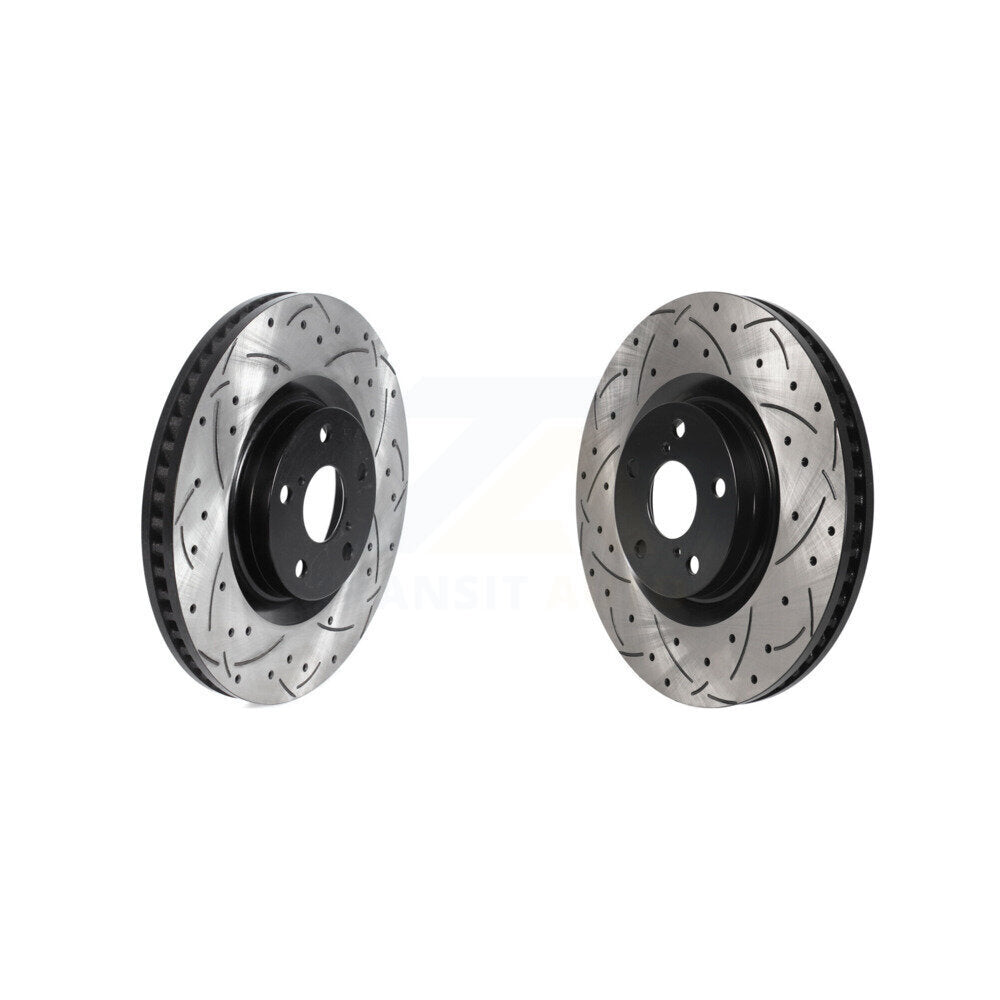 Drill Slot Brake Rotors Front Kit For Lexus IS300 IS350 GS350 RC350 RC300 GS450h