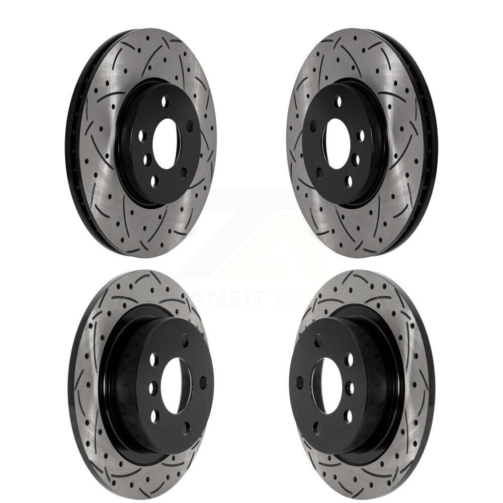 Drilled Slot Disc Brake Rotors Front Rear Kit For Mini Cooper Countryman Clubman