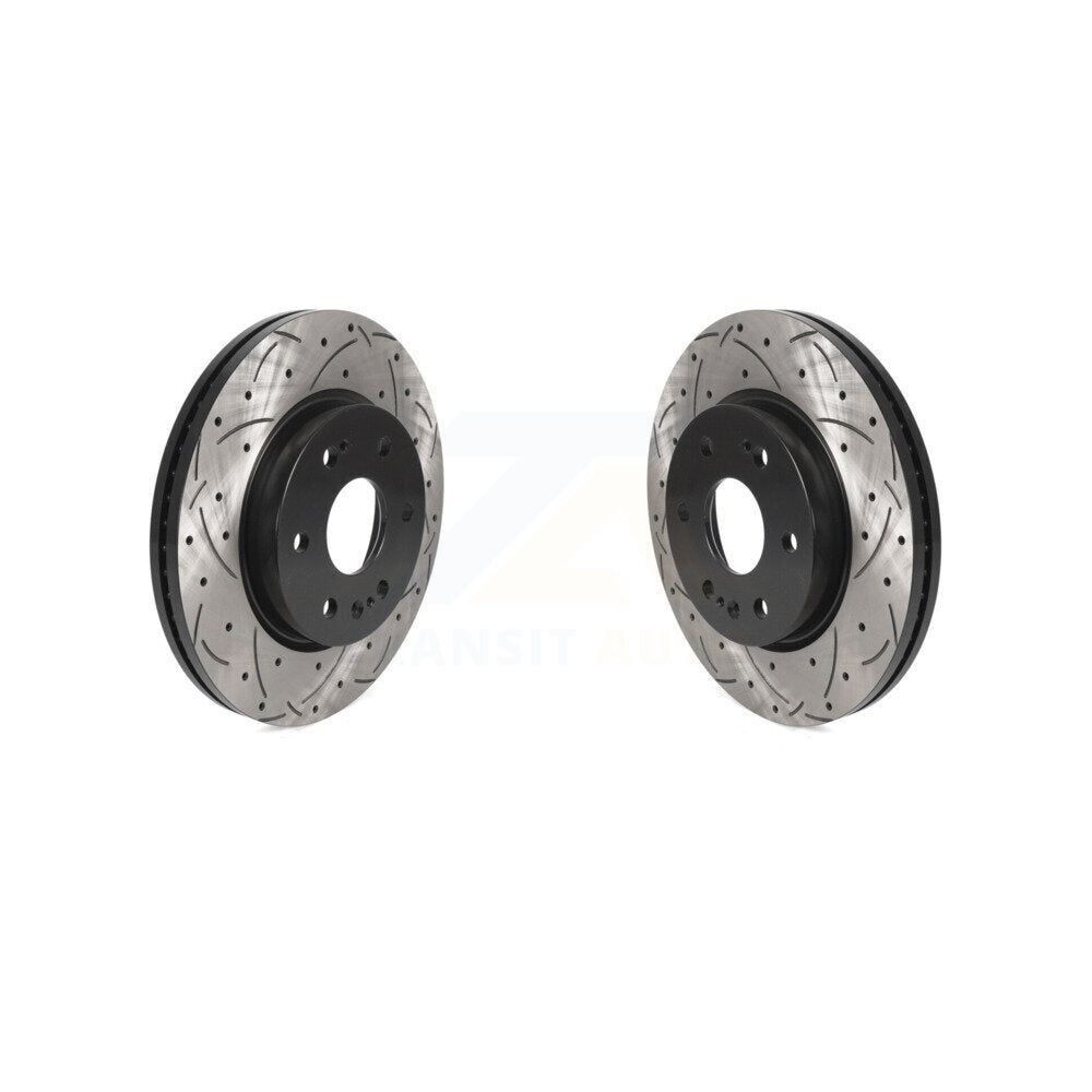 Drill Slot Brake Rotors Front Pair For GMC Chevrolet Silverado 1500 Sierra Yukon