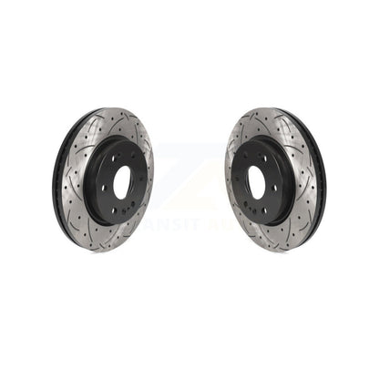 Drill Slot Brake Rotors Front Pair For GMC Chevrolet Silverado 1500 Sierra Yukon