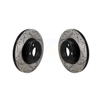 Drill Slot Brake Rotor Front Pair For BMW X3 330i xDrive X4 330e Toyota GR Supra