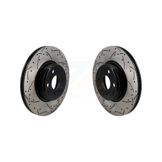 Drill Slot Brake Rotor Front Pair For BMW X3 330i xDrive X4 330e Toyota GR Supra