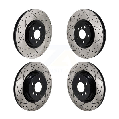 Drilled Slot Brake Rotors Front Rear Kit For Mini Cooper Countryman BMW X2 M235i