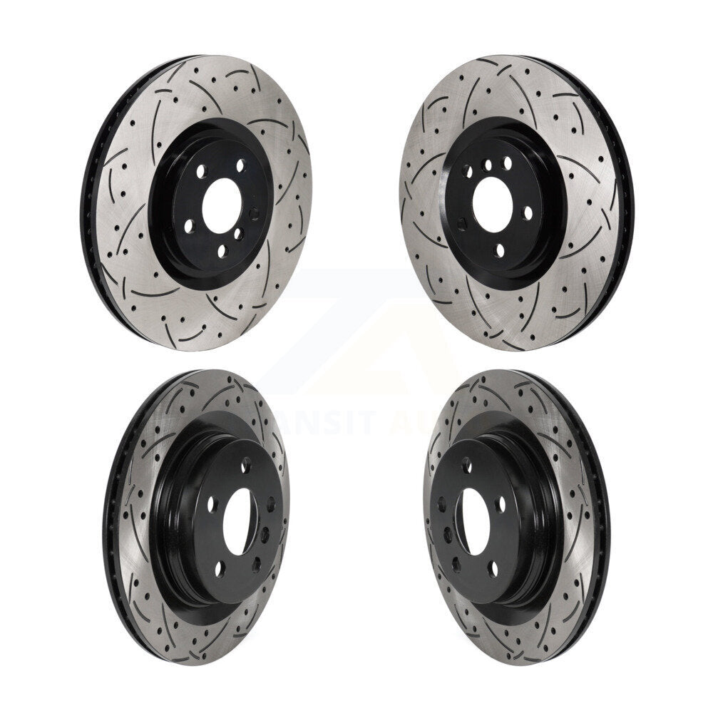 Drill Slot Brake Rotor Front Rear Kit For Mini Cooper Countryman BMW 228i xDrive
