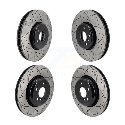 Drilled Slot Brake Rotor Front Rear Kit For BMW 530e xDrive iX 640i Gran Turismo
