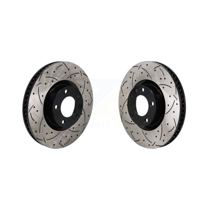 Drilled Slot Disc Brake Rotors Front Kit For Volkswagen Touareg Porsche Cayenne