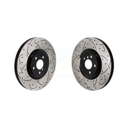 Drilled Slot Brake Rotor Front Kit For Mini Cooper Countryman BMW X2 228i xDrive