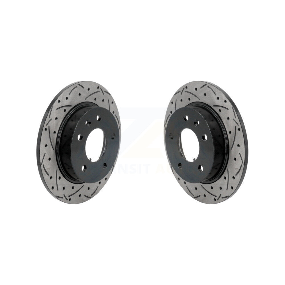 Drill Slot Disc Brake Rotors Rear Pair For Chevrolet Trailblazer Buick Encore GX