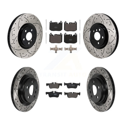 Brake Rotors & Semi-Metallic Pad Front Rear Kit (6Pc) For Mini Cooper Countryman