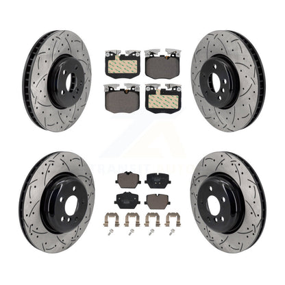 Disc Brake Rotors And Ceramic Pads Front Rear Kit (6Pc) For BMW 330i