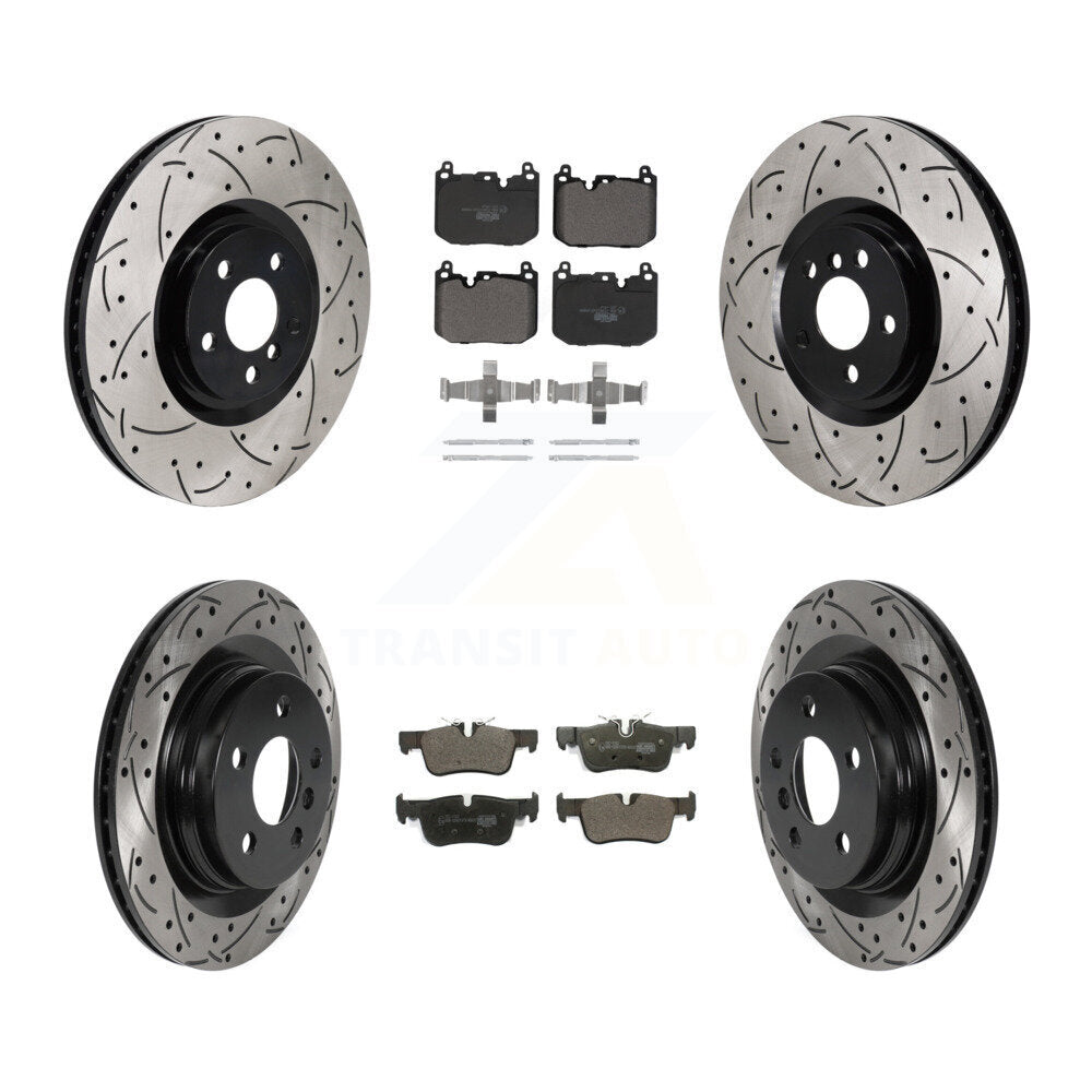 Disc Brake Rotor And Ceramic Pad Front Rear Kit (6Pc) For Mini Cooper Countryman