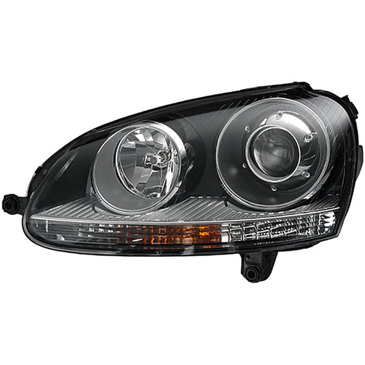 Front Left Driver Side Hid Type Headlight Lens And Housing 2005-2010 Volkswagen Jetta, Gti, Rabbit, R32