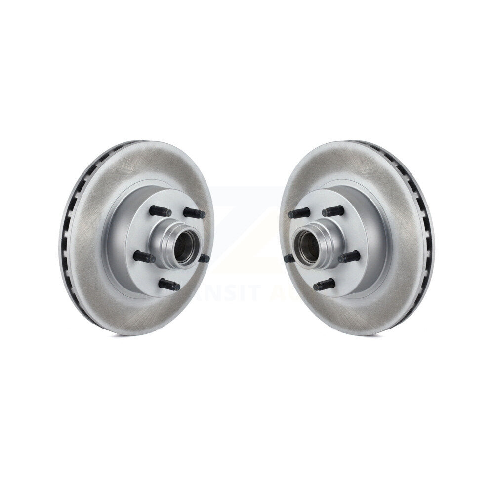 Coat Brake Rotor Hub Front Pair For Ford Ranger Mazda Explorer B3000 B2300 B4000