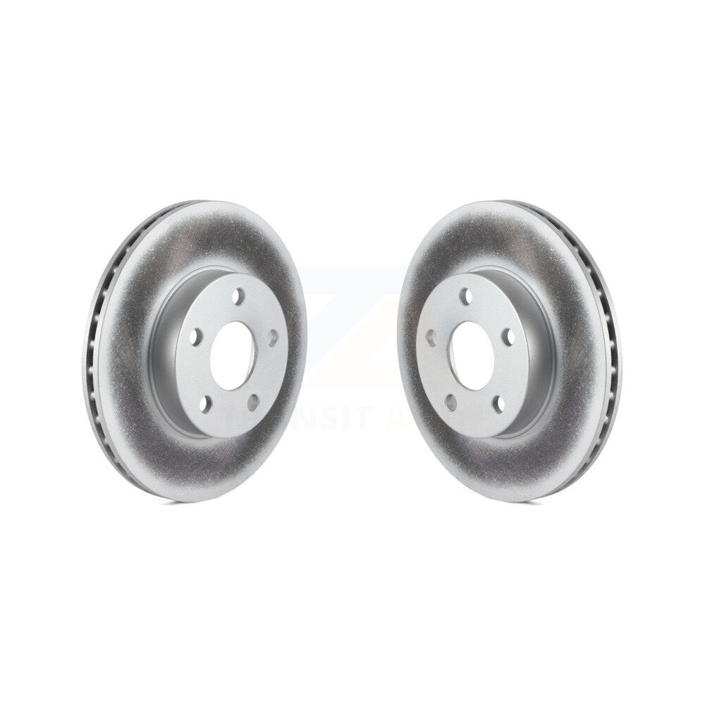 Coat Disc Brake Rotor Front Pair For Chevrolet Cavalier Pontiac Sunfire Grand Am