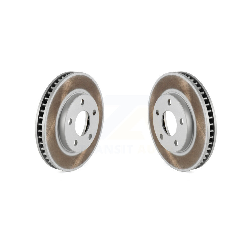 Coat Brake Rotors Front Pair For Buick Pontiac Chevrolet Montana Century LeSabre