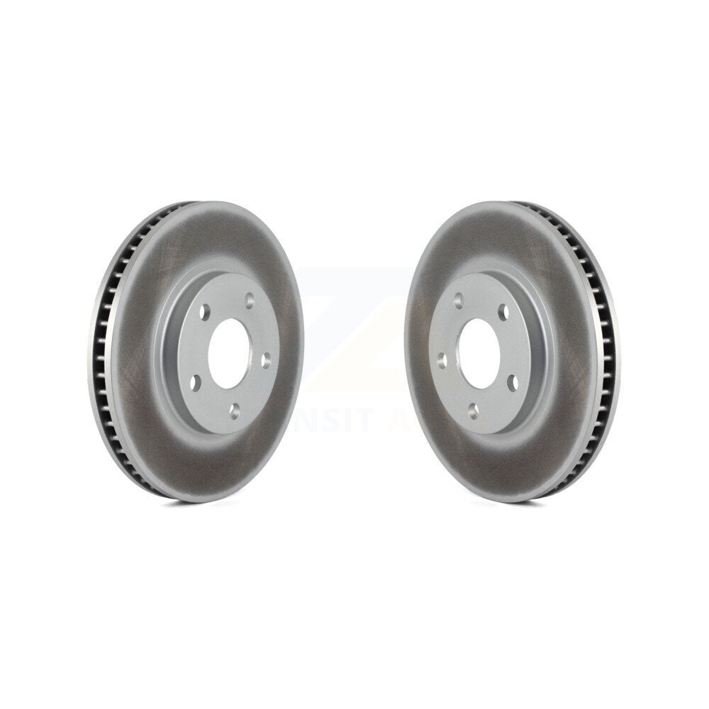 Coat Brake Rotors Front Pair For Chevrolet Impala Buick LeSabre Cadillac DeVille