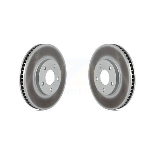 Coat Brake Rotors Front Pair For Chevrolet Impala Buick LeSabre Cadillac DeVille
