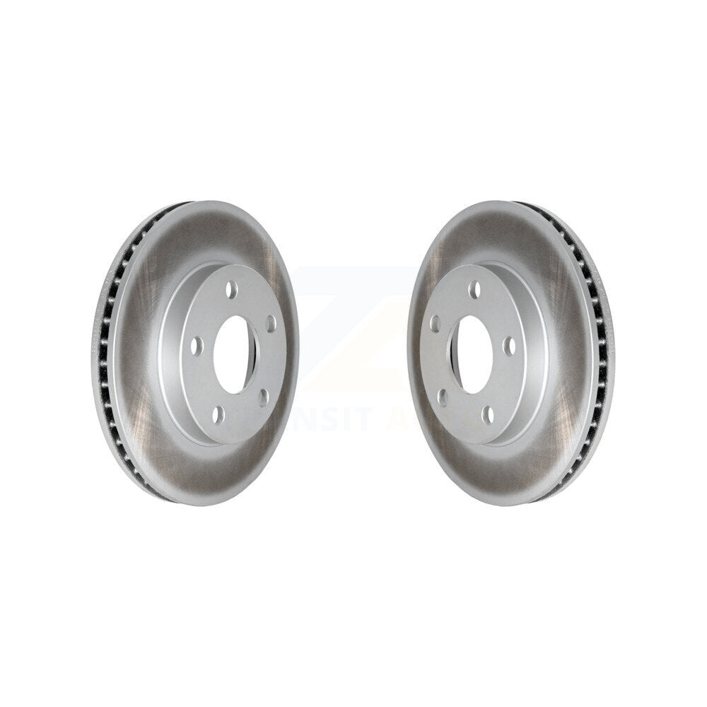 Coated Brake Rotors Front Pair For Pontiac Grand Am Chevrolet Malibu Oldsmobile
