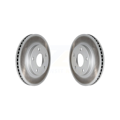 Coated Brake Rotors Front Pair For Pontiac Grand Am Chevrolet Malibu Oldsmobile