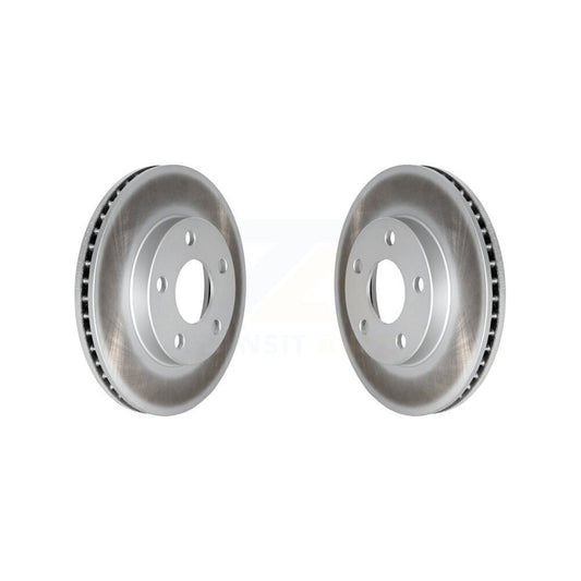 Coated Brake Rotors Front Pair For Pontiac Grand Am Chevrolet Malibu Oldsmobile