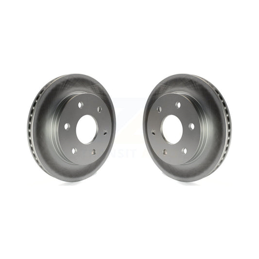 Coat Brake Rotor Front Pair For Chevrolet GMC Silverado 1500 Sierra Avalanche XL