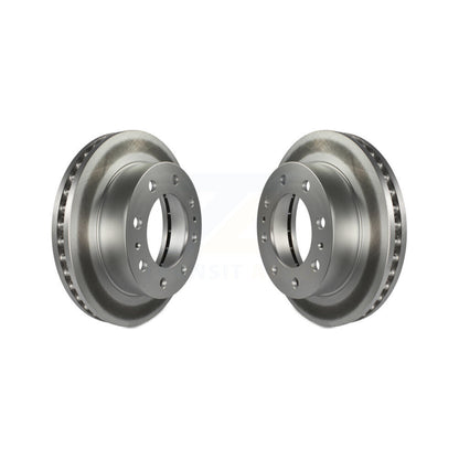 Coat Brake Rotor Front Pair For GMC Chevrolet Sierra 2500 HD Silverado Savana H2