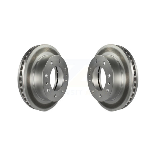 Coat Brake Rotor Front Pair For GMC Chevrolet Sierra 2500 HD Silverado Savana H2