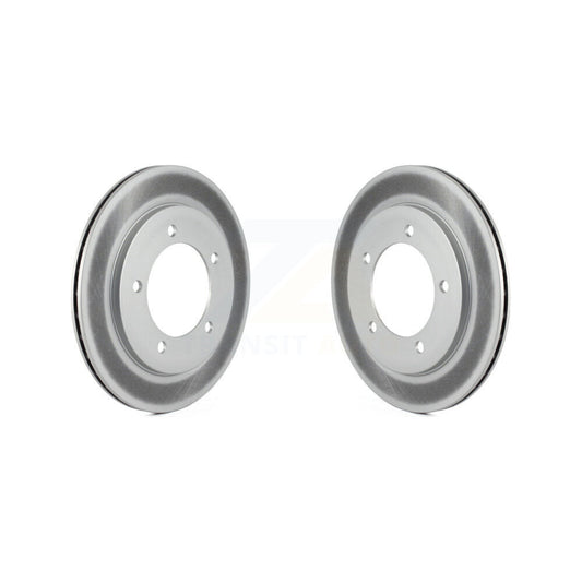 Coated Disc Brake Rotor Front Pair For 1999-2004 Chevrolet Tracker Suzuki Vitara