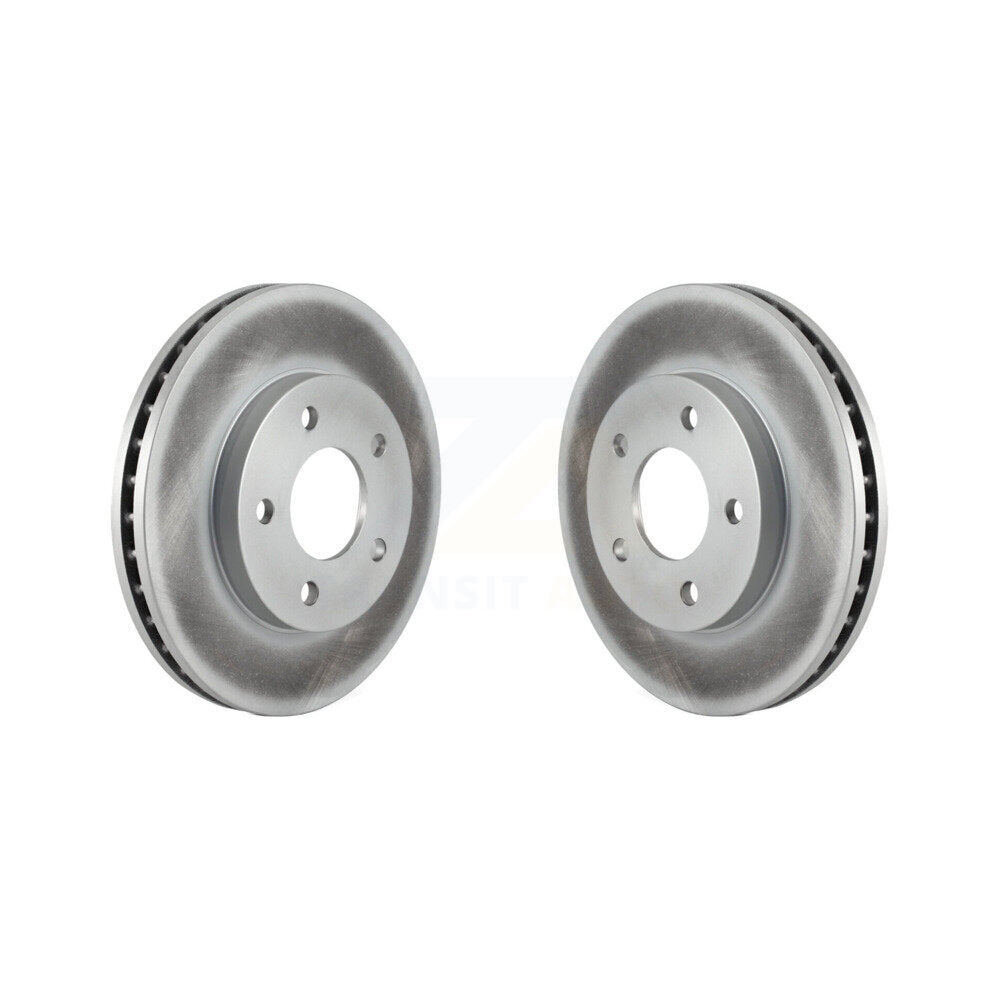 Coated Disc Brake Rotors Front Pair For Buick Rendezvous Pontiac Aztek
