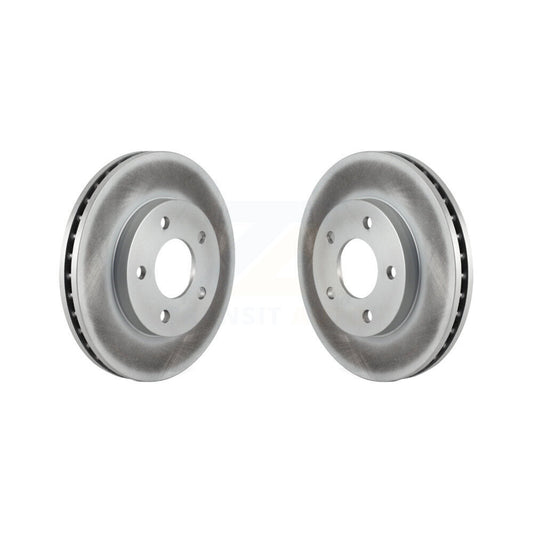 Coated Disc Brake Rotors Front Pair For Buick Rendezvous Pontiac Aztek