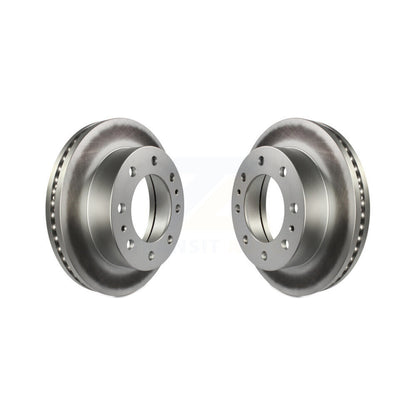 Coat Brake Rotor Front Pair For GMC Chevrolet Savana 3500 Express Sierra HD 4500