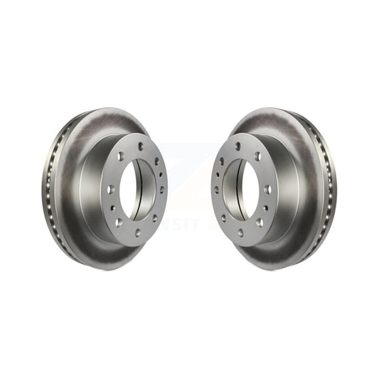 Coat Brake Rotor Front Pair For GMC Chevrolet Savana 3500 Express Sierra HD 4500