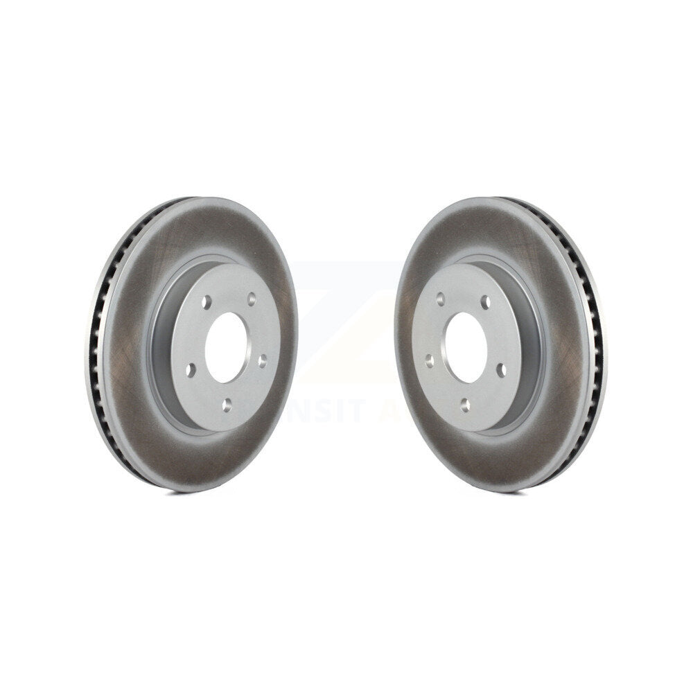 Coated Brake Rotors Front Pair For Saturn Vue Chevrolet Equinox Pontiac Torrent