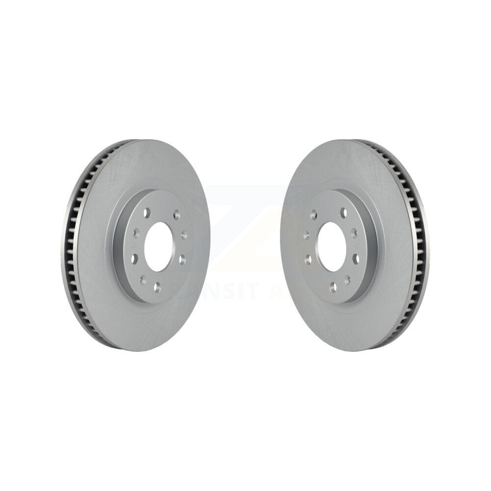 Coated Disc Brake Rotors Front Pair For Cadillac CTS With Standard Suspension