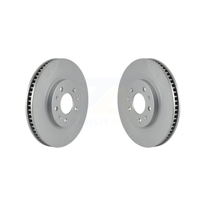 Coated Disc Brake Rotors Front Pair For Cadillac CTS With Standard Suspension