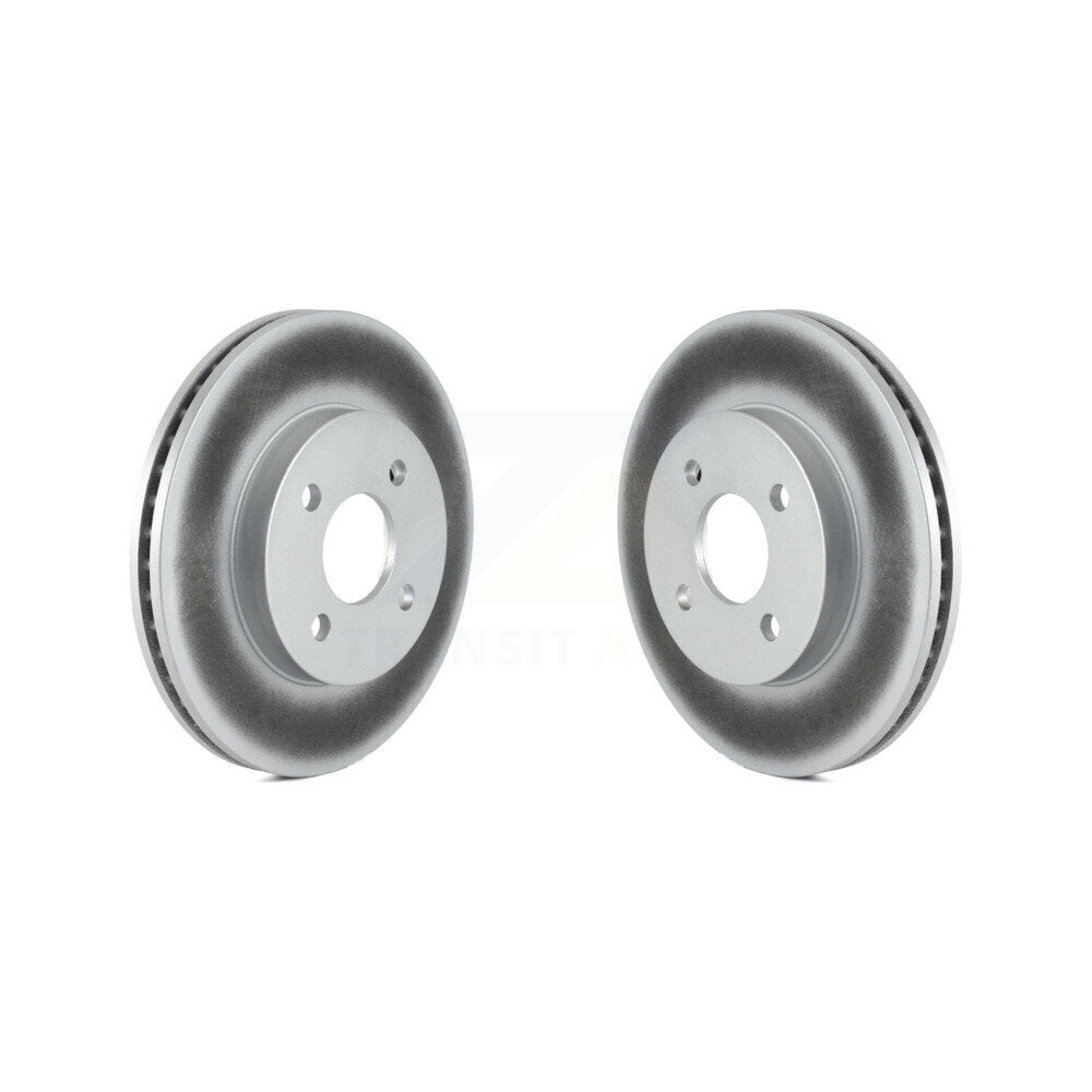 Coated Brake Rotor Front Pair For Chevrolet Cobalt Pontiac G5 Saturn Ion Pursuit