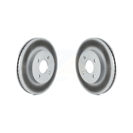 Coated Brake Rotor Front Pair For Chevrolet Cobalt Pontiac G5 Saturn Ion Pursuit