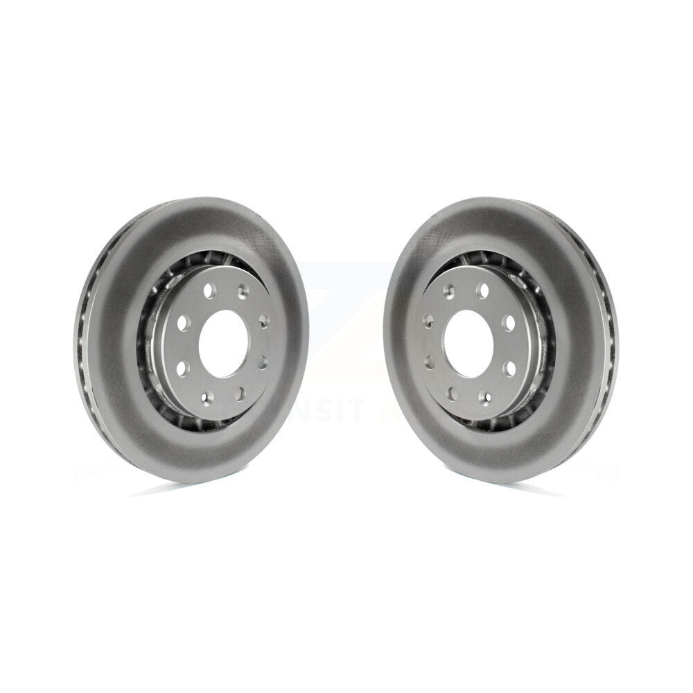 Coat Brake Rotor Front Pair For Chevrolet Aveo Pontiac Aveo5 Wave Spark G3 EV GT