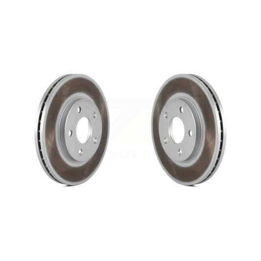 Coated Disc Brake Rotors Front Pair For Chevrolet Malibu Pontiac G6