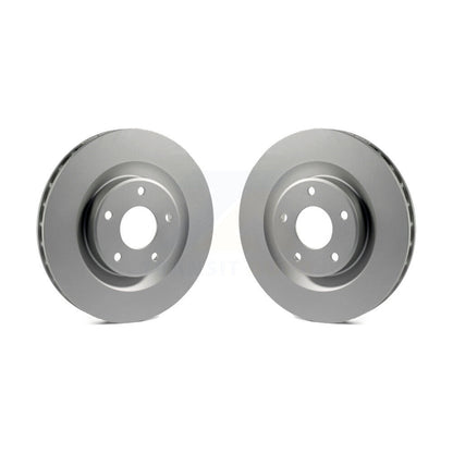 Coated Disc Brake Rotors Front Pair For Chevrolet Corvette Cadillac XLR