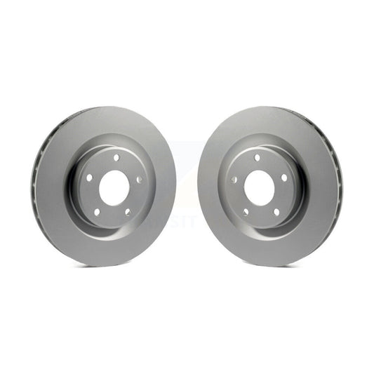 Coated Disc Brake Rotors Front Pair For Chevrolet Corvette Cadillac XLR