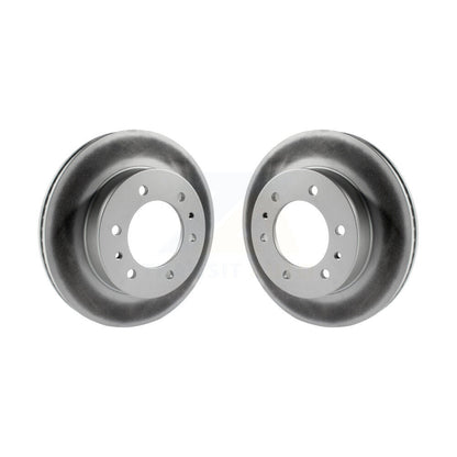 Coated Disc Brake Rotors Front Pair For Hummer H3 H3T