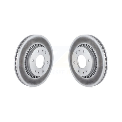 Coated Brake Rotors Front Pair For Chevrolet Trailblazer GMC Envoy Buick Rainier